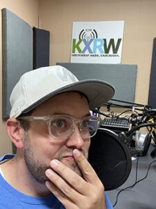 BT Michaels in the KXRW Studio