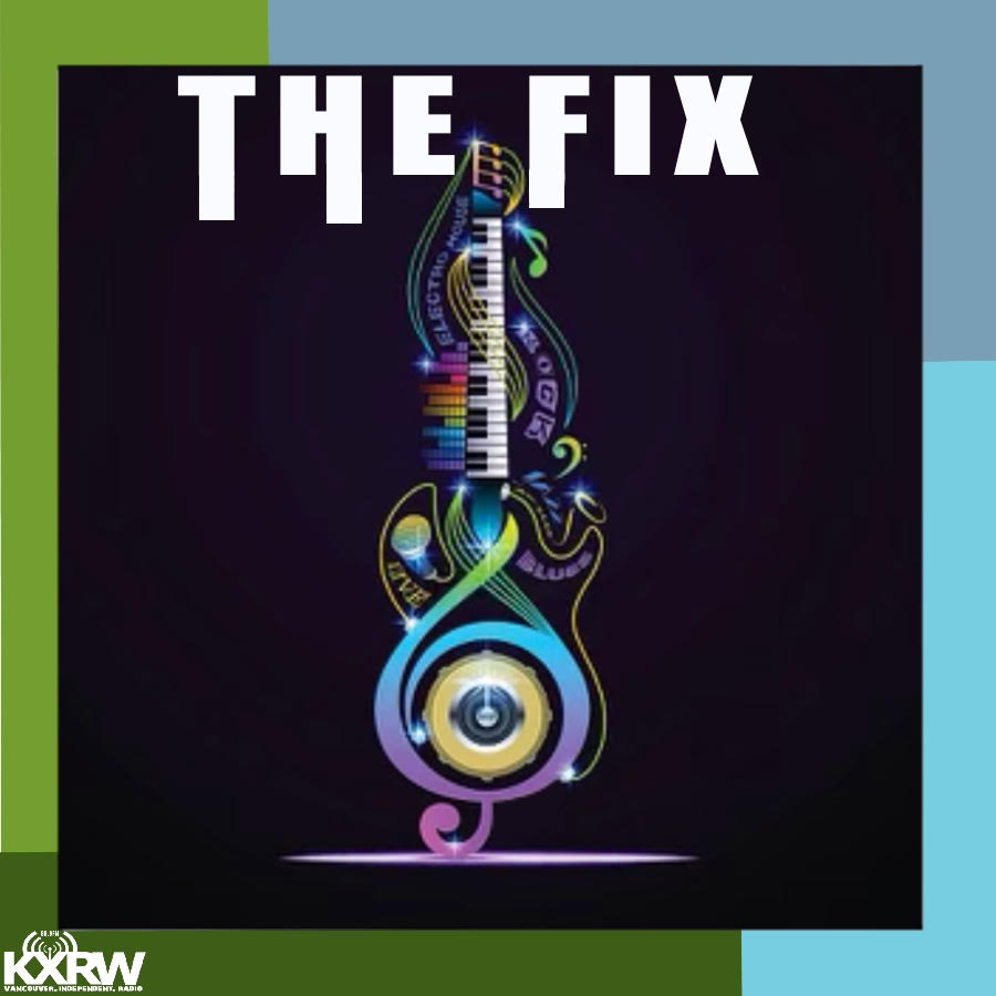 The Fix's logo is a colorful guitar intertwined with other instruments